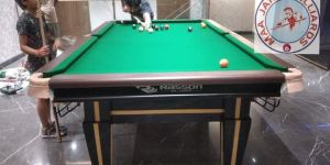 MAA JANKI Inflatable Billiard Pool Table with Accessories