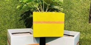 Square Decorative Fiber Planter