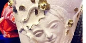 White Fairy Tail Fiberglass Planter