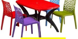 Butterfly Web Chair And Cross Leg DC Table Set