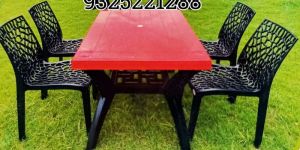 Spider Web Chair And Cross Leg DC Table Set