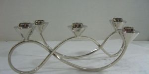 Silver Celtic Candle Holder