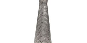 Silver Hammered Side Table