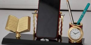 Golden Brass Corporate Desktop Items