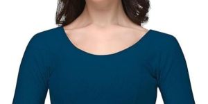 Poly Lycra Half Sleeves Blouse