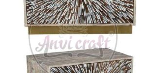 Geometric Design 2 Door Cabinet