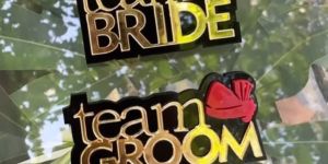 Customized Wedding Badges