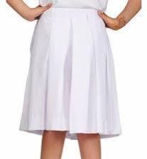 Girls School White Skirt