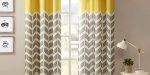 Zigzag Digital Printed Curtains