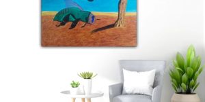 Honeybee Acrylic Painting