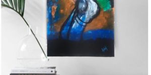 Women Abstract Acrylic Painting