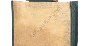 LMC Jute Shopping Bag with Cane Handle
