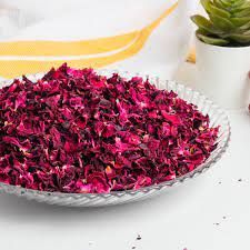 Dried Red Rose Petals