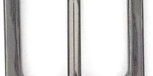 Silver Matte Zinc Belt Buckle