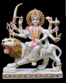 Marble Durga Murti