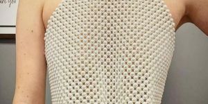 Ladies Designer Beaded Top