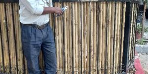 Outdoor Bamboo Grill