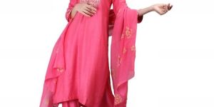 Printed Viscose Rayon Kurta Pant Set