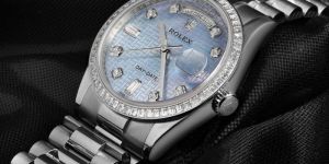 Mens Rolex Natural Diamond Watch