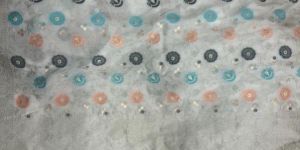 Georgette Silver Fabric
