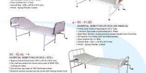 Hospital Semi Fowler Bed