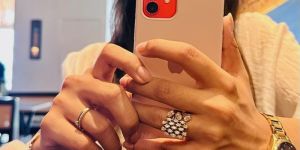 A Lab-Grown Diamond Cocktail 14 kt Statement Ring (1.5ct TW)