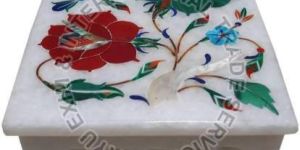 Square Marble Jewellery Box