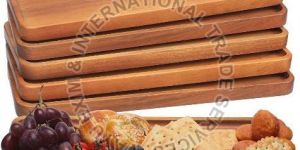 Wooden Rectangular Serving Tray