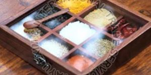 Wooden Spice Box
