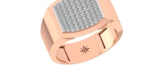8.334 Grams Diamond Mens Rings