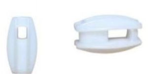 White Ceramic Corner Insulator
