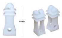 White Ceramic Electrical Insulator