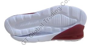 Sports White Leather Shoe Sole
