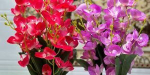 Artificial Orchid Flower Arrangement