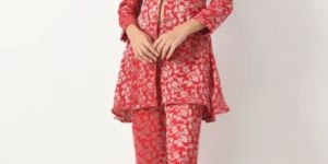 Ravishing Red Indo Western Co-Ord Set