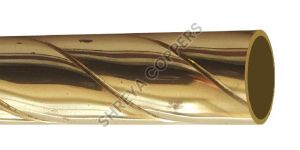 Twisted Brass Tube