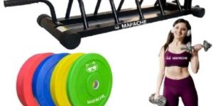 Mapache Weight Rod and Bumper Plate Rack