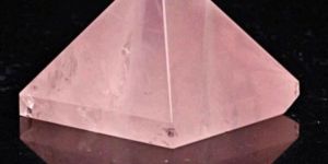 Rose Quartz Pyramid Stone