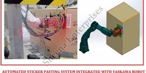 Sticker Pasting Machine