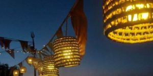 Pine Needles Hanging Lamp