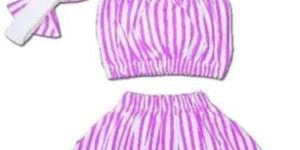 Newborn Baby Sleeveless Top with Skirt