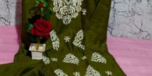 Embroidered Rayon Kurti Palazzo Set