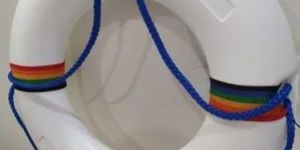 Swimming Pool White Lifebuoy Ring