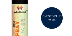 WELLMAX AEROSOL SPRAY PAINT (OXFORD BLUE 400 ML / 340 GM )