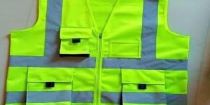 Reflective Safety Jacket with Pocket
