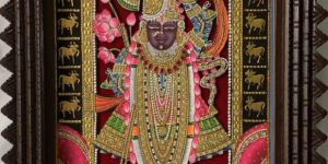 Shrinath Ji Tanjore Painting