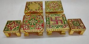 Handicraft Tanjore Pooja Chowki