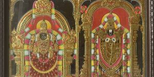 Tirupati Balaji Tanjore Painting