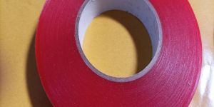Double Sided Red Polyester Tape