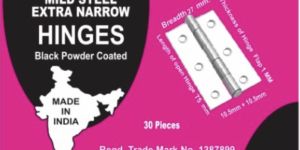 75x10x10 Mild Steel Hinges